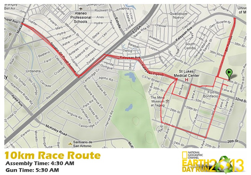 nat-geo-earth-day-run-2013-10k-route-map