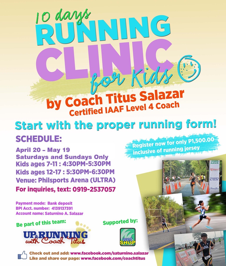 10-days-running-clinics-for-kids-weekends-2013-poster