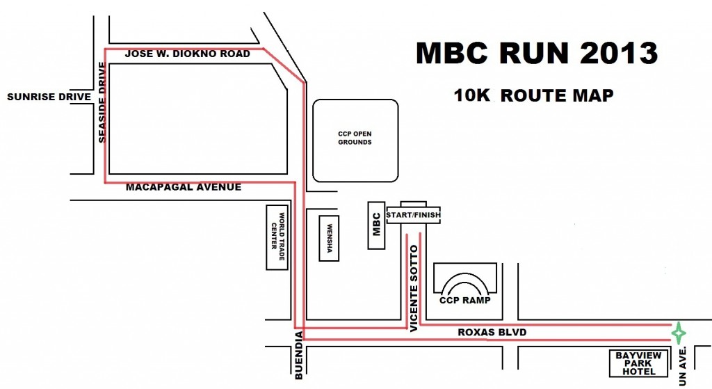Manila Map Clean Manila Bay Clean-up Run 2013 | Pinoy Fitness