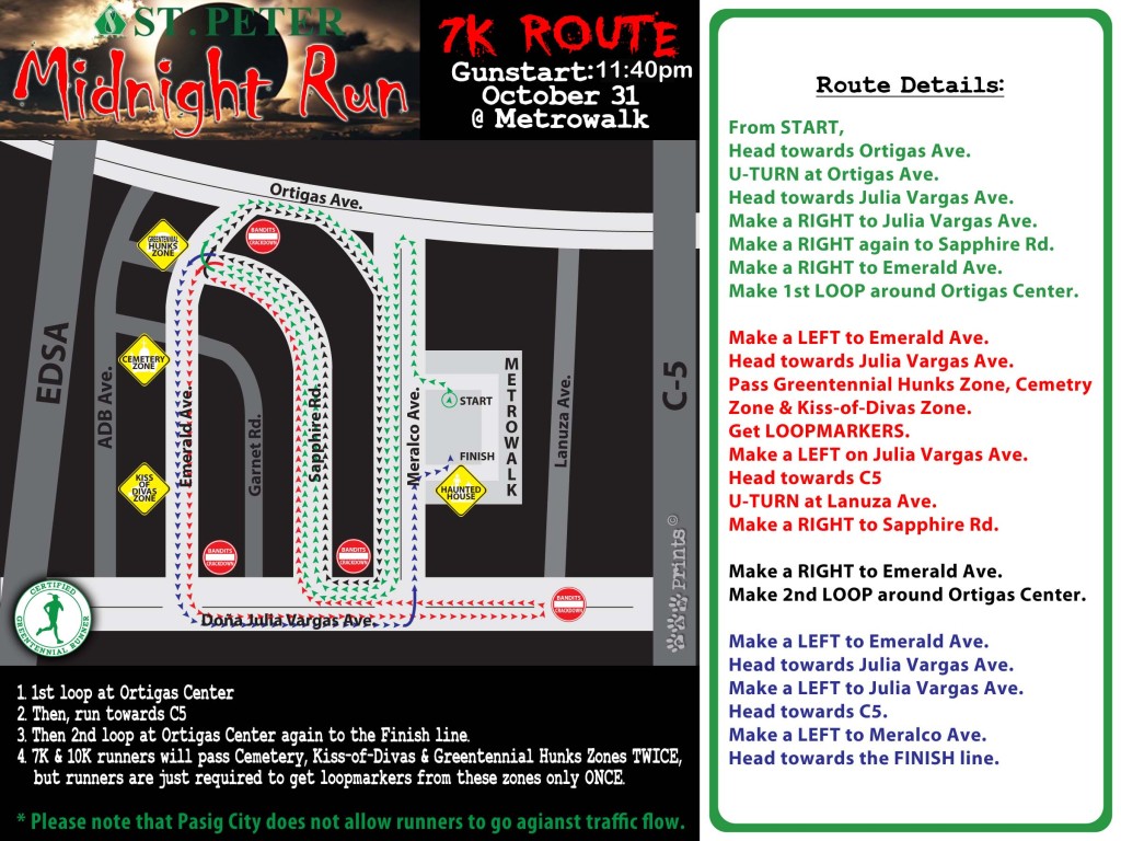 MidnightRunMap - 7K Detailed