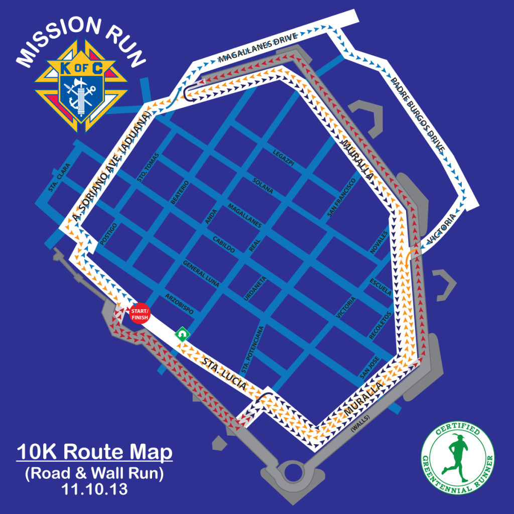 Mission Run Map 10K (1)