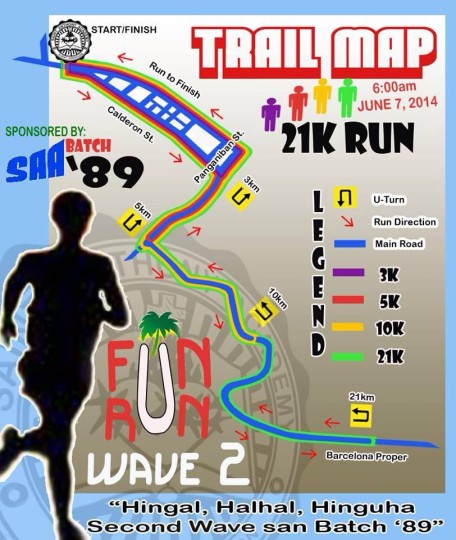 SAA-batch-89-fun-run-2014-route-map