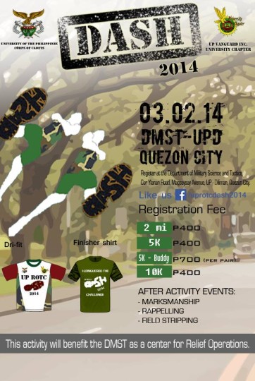 UP-ROTC-Dash 2014-poster