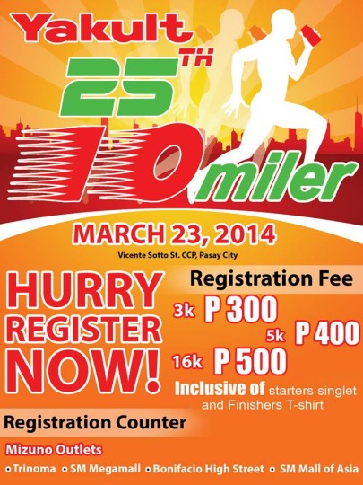 Yakult-10-miler-run-2014-poster