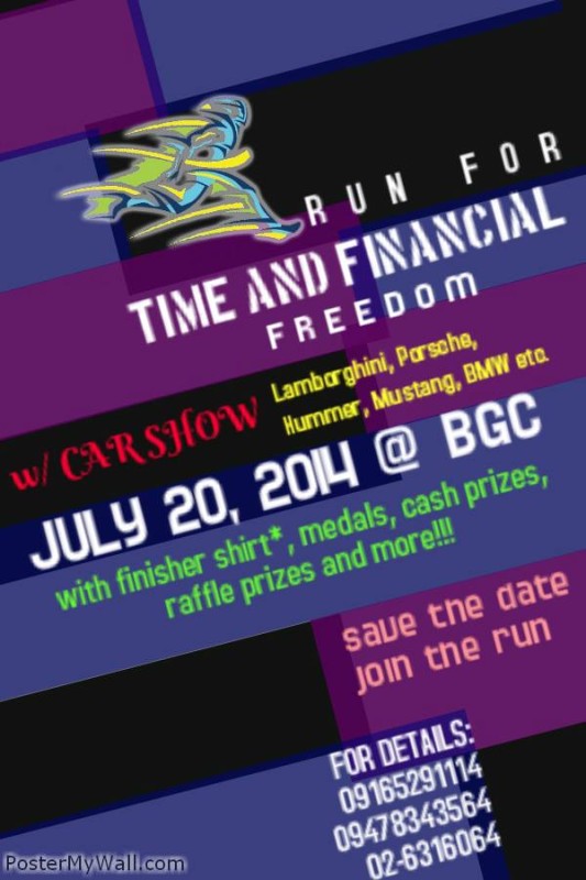 run-for-time-&-financial-freedom-2014-poster