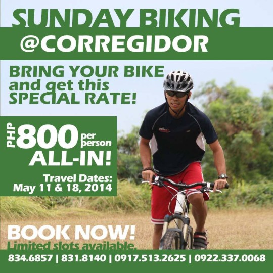 sunday-biking-at-corregidor-2014-poster