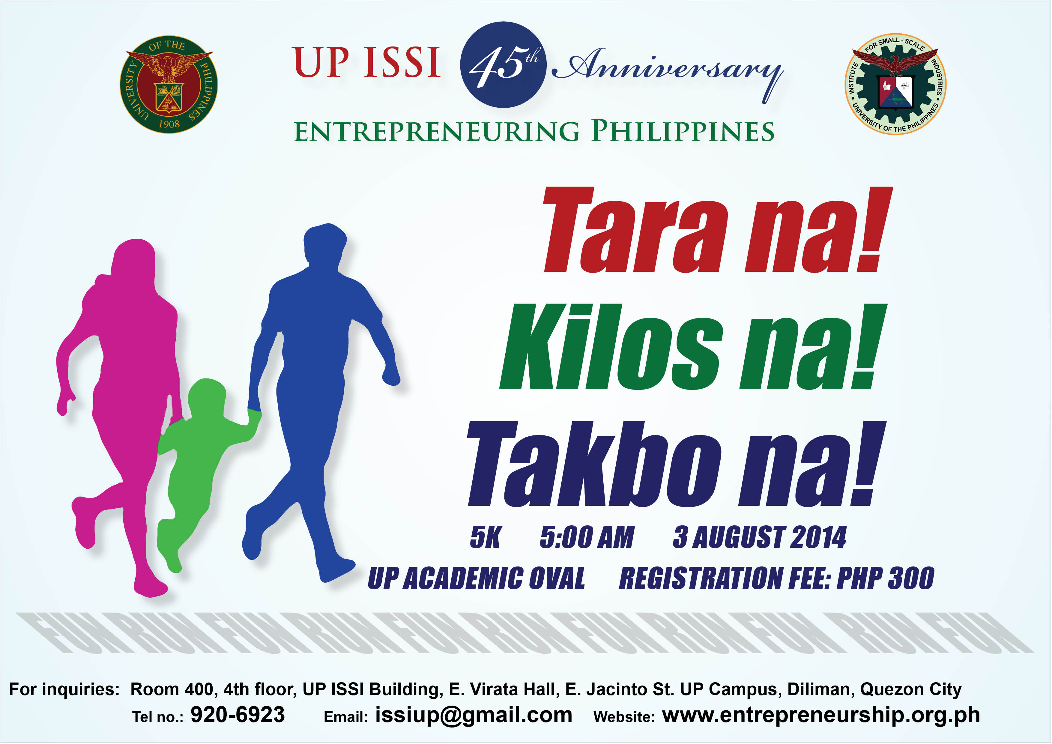 UP-ISSI-45th-anniversary-tara-na-kilos-na-takbo-na-2014-poster