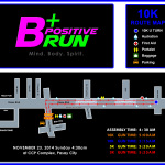 BPOSITIVE 10K RACE MAP