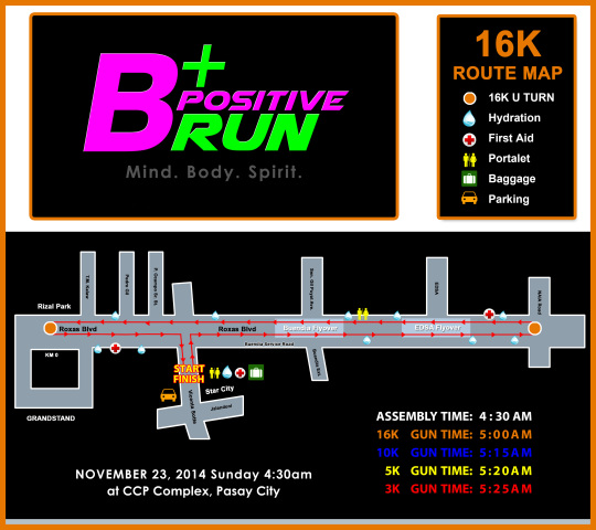 BPOSITIVE 16K RACE MAP