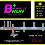 BPOSITIVE 5K RACE MAP