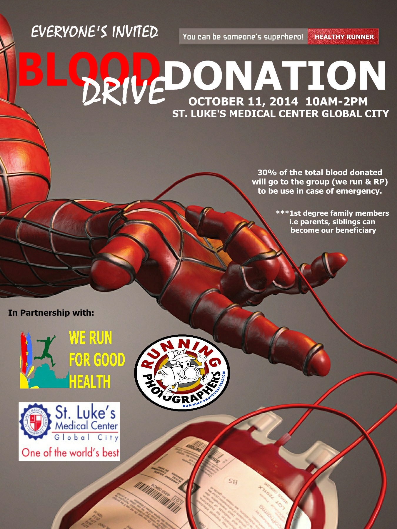 Blood Donation Drive @ St. Luke's Medical Center | Pinoy Fitness