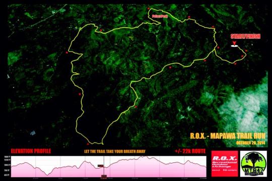 R.O.X-mapawa-trail-run-2014-22K-route-map