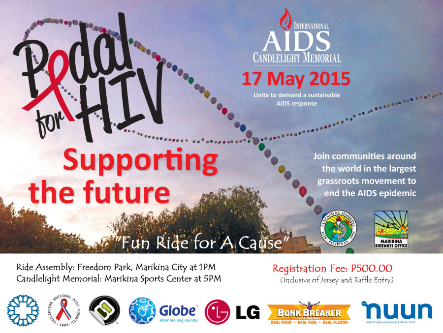Pedal for HIV 2015 Marikina City Pinoy Fitness