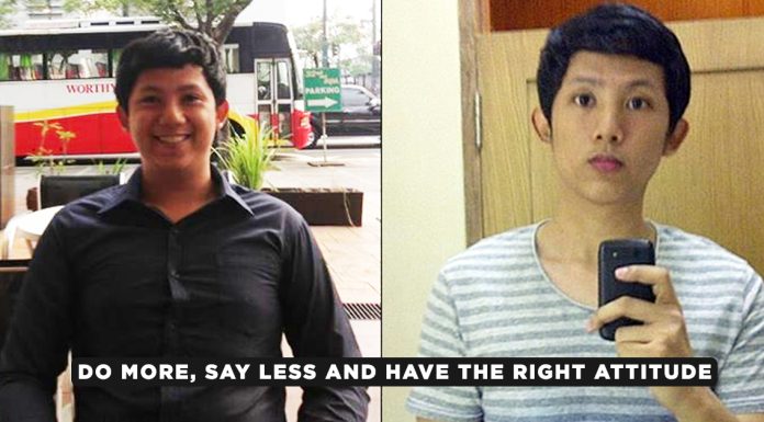 Do more, Say less and Have the Right Attitude