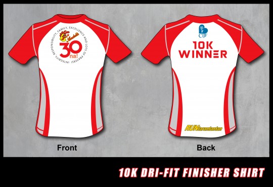 10K ANDOKS FINISHER SHIRT