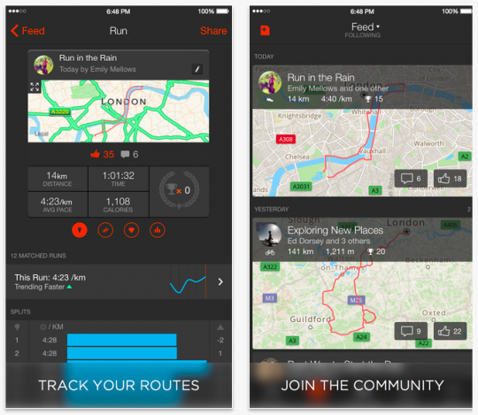 Strava-app