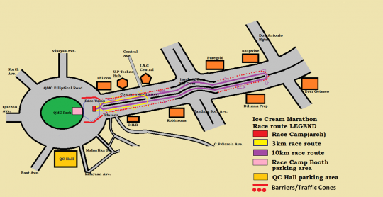 Ice-Cream-Marathon -2016-race-route