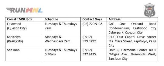 runmnl-schedule