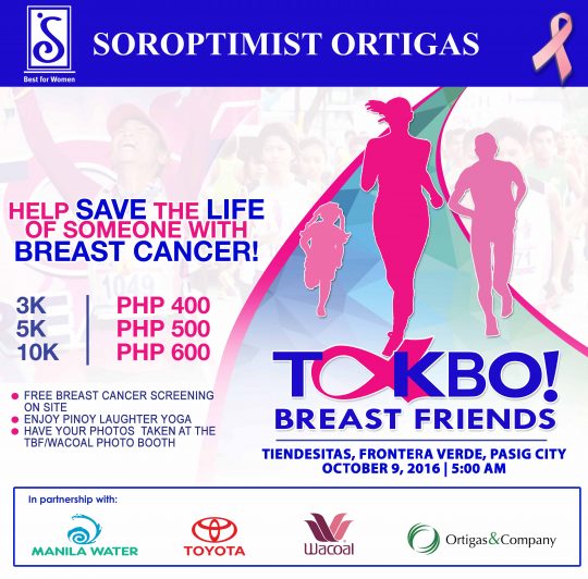 Takbo Breast 2016 Poster - without registration sites