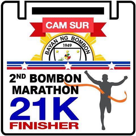 2nd Bombon Marathon 2016 Medal 21K
