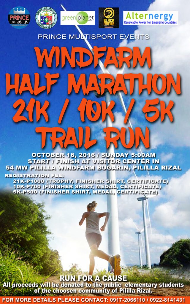 Windfarm Half Marathon 2016 in Pililla Bugarin, Rizal | Pinoy Fitness