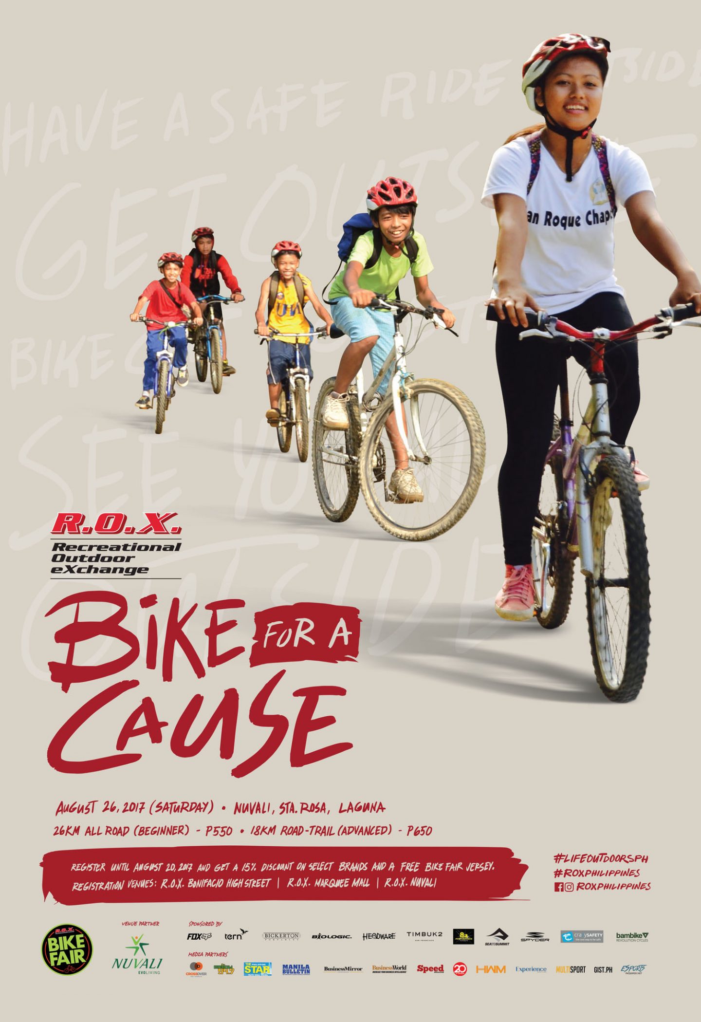 R.O.X. Bike For A Cause 2017 in Nuvali Pinoy Fitness