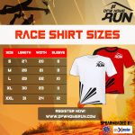 Race Shirt Sizes