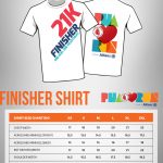 21K Finisher Shirt PHA Heart Run