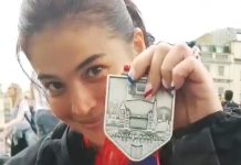 Anne Curtis Just Finished the London Marathon!