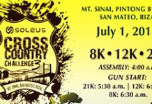 Soleus Cross Country Challenge 2018 in Rizal