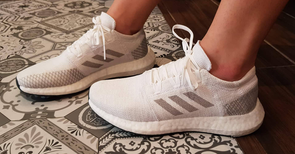 adidas pure boost go white