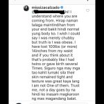 Iza Calzado Body Shaming 2