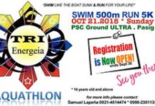 TRI Energeia Aquathlon 2018 at Ultra, Pasig