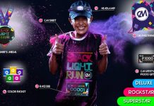 CM Blacklight Run 2018 in Clark Pampanga