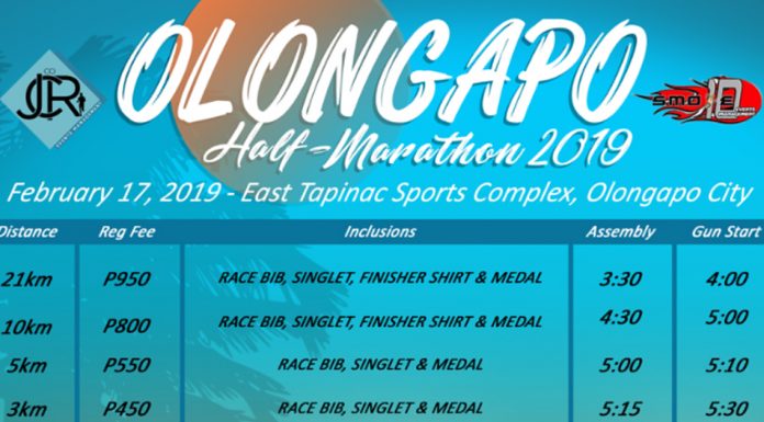 Olongapo Half Marathon 2019 in Olongapo Sports Complex