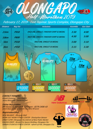 Olongapo Half Marathon 2019 in Olongapo Sports Complex | Pinoy Fitness