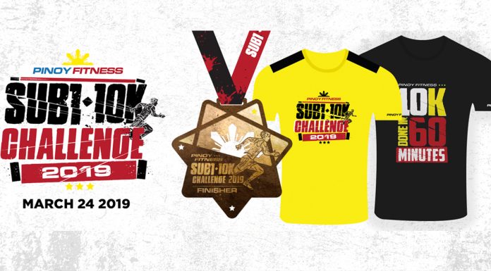 Pinoy Fitness SUB1 10K Challenge 2019
