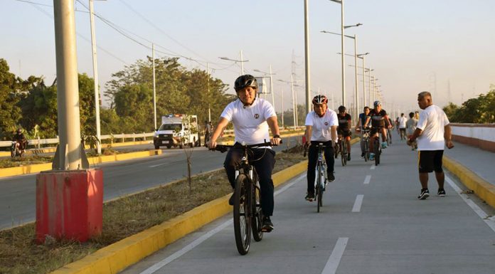 First-Ever Protected Bike Lane Along a National Highway Opened!