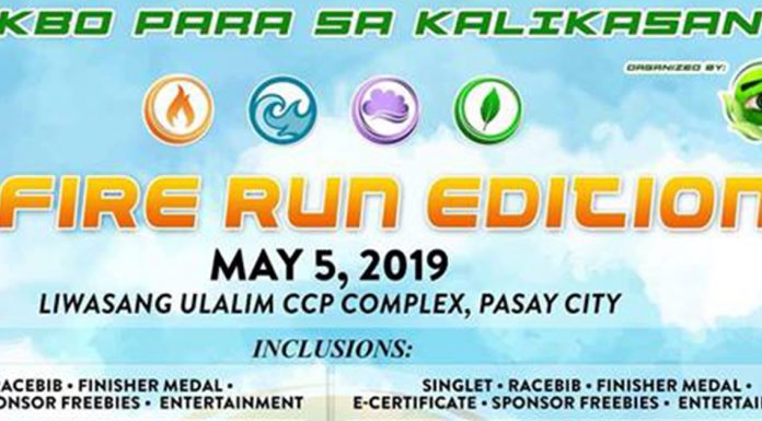 Takbo Para sa Kalikasan Fire Run 2019 at CCP Complex