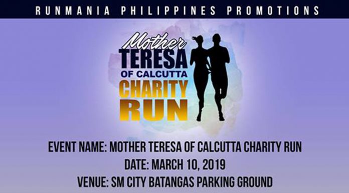 Mother Teresa of Calcutta Charity Run 2019 in Batangas
