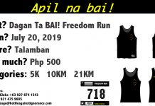 Dagan Ta BAI! Freedom Run 2019 in Cebu City
