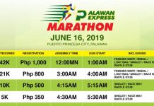 Palawan Express Marathon 2019