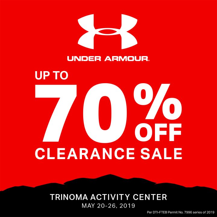 Get 70% OFF on UNDER ARMOUR | Pinoy