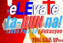eLEvate Fun Run: Ta-RUN na! Takbo Para sa Edukasyon 2019