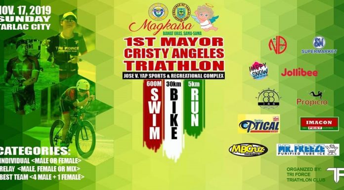 1st Mayor Cristy Angeles Triathlon in Tarlac
