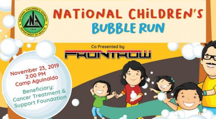 National Children’s Bubble Run 2019 in Camp Aguinaldo
