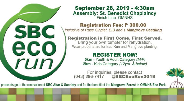 SBC Eco Run and Mangrove Planting 2019 in Calapan City