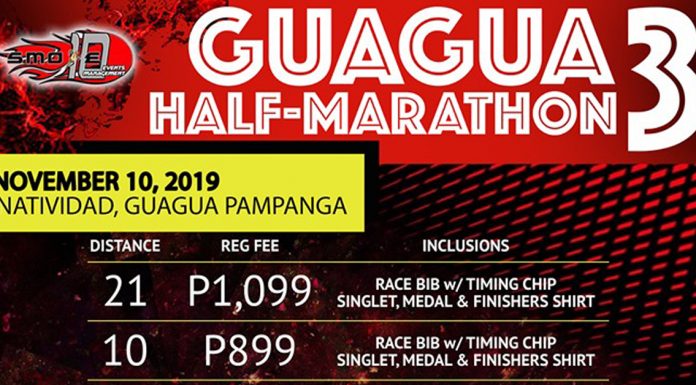 GUAGUA Half Marathon 2019 in Pampanga