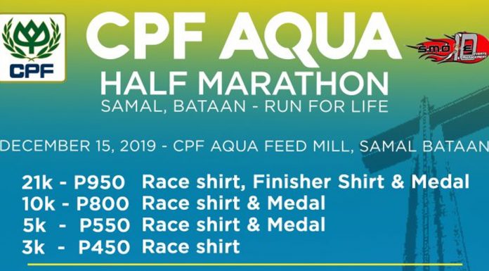CPF AQUA Half Marathon 2019 in Samal Bataan