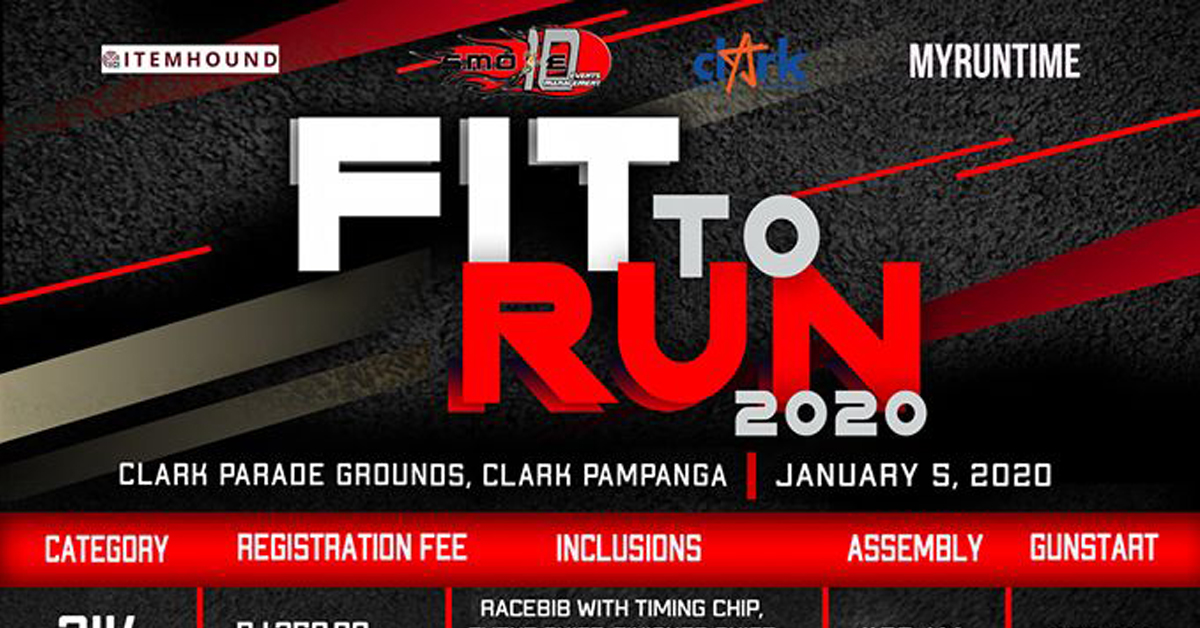 Fir 2 Run HalfMarathon 2020 in Clark Pampanga Pinoy Fitness
